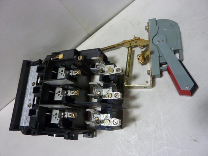 Used ALLEN BRADLEY 30 Amp Disconnect Switch 1494V-DS30 SER A #57387