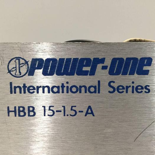 Used POWER ONE Power Supply HBB15-1.5A #93821