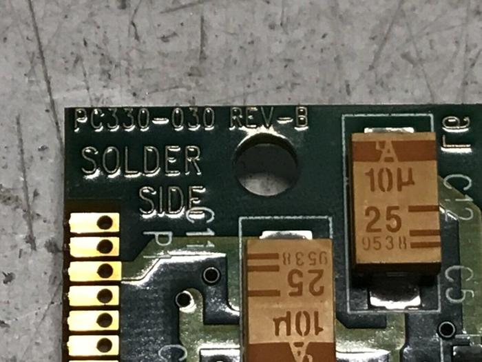 Used VAN DORN Analog Circuit Board 330025 PC330-025 Used
