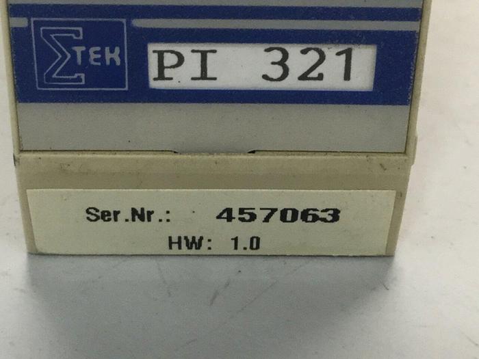 Used SIGMATEK Module PI321 01-003-321 #104978
