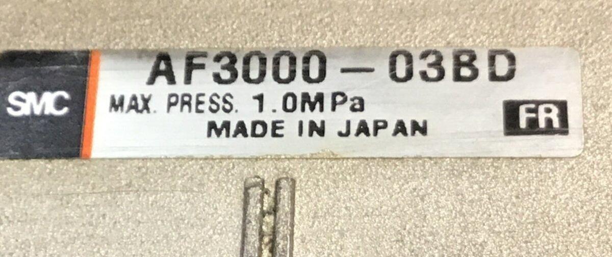 Used SMC Filter Regulator AF3000-03BD USED