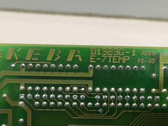 Used KEBA Circuit Board E-7TEMP D1323G-1 #100662