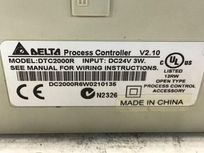 Used DELTA Process Controller DTC2000R #141505