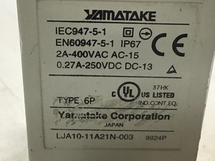 Used YAMATAKE Limit Switch LJA10-11A21N-003 #121725