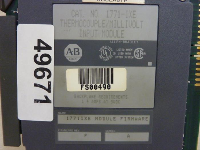 Used ALLEN BRADLEY Input Module 1771-IXE SER A Used