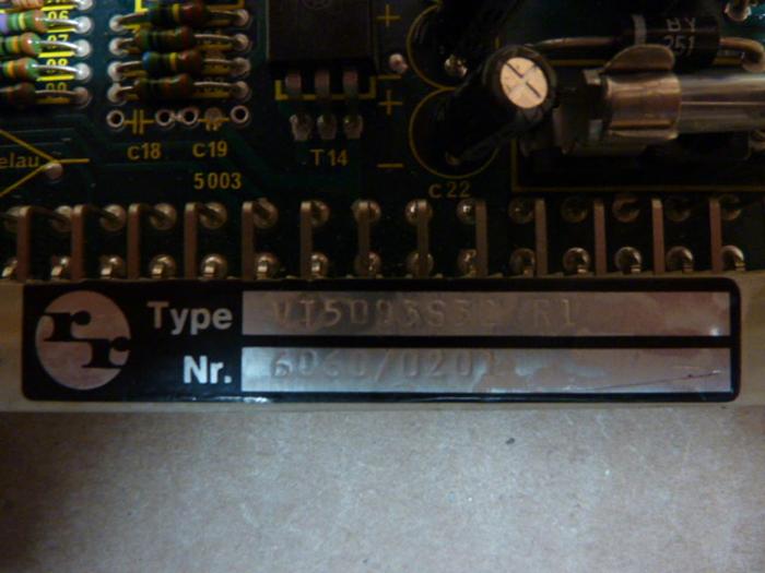 Used REXROTH Amplifier Card VT5003 S32 R1 #40743