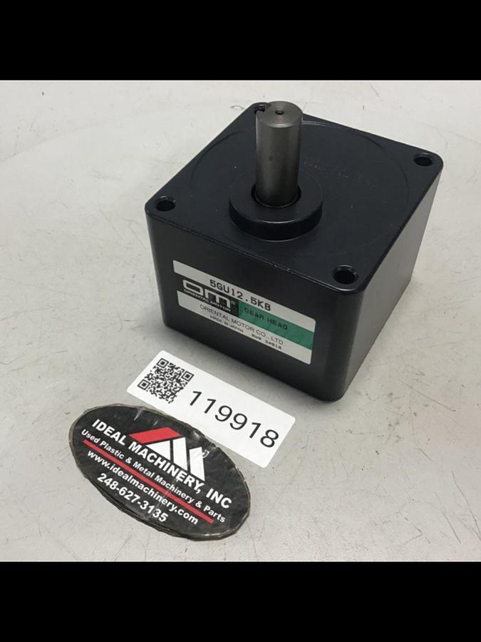 Used ORIENTAL MOTOR Gearhead 5GU12.5KB Used