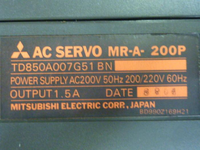 Used MITSUBISHI Control TD850A007G51 BN Used