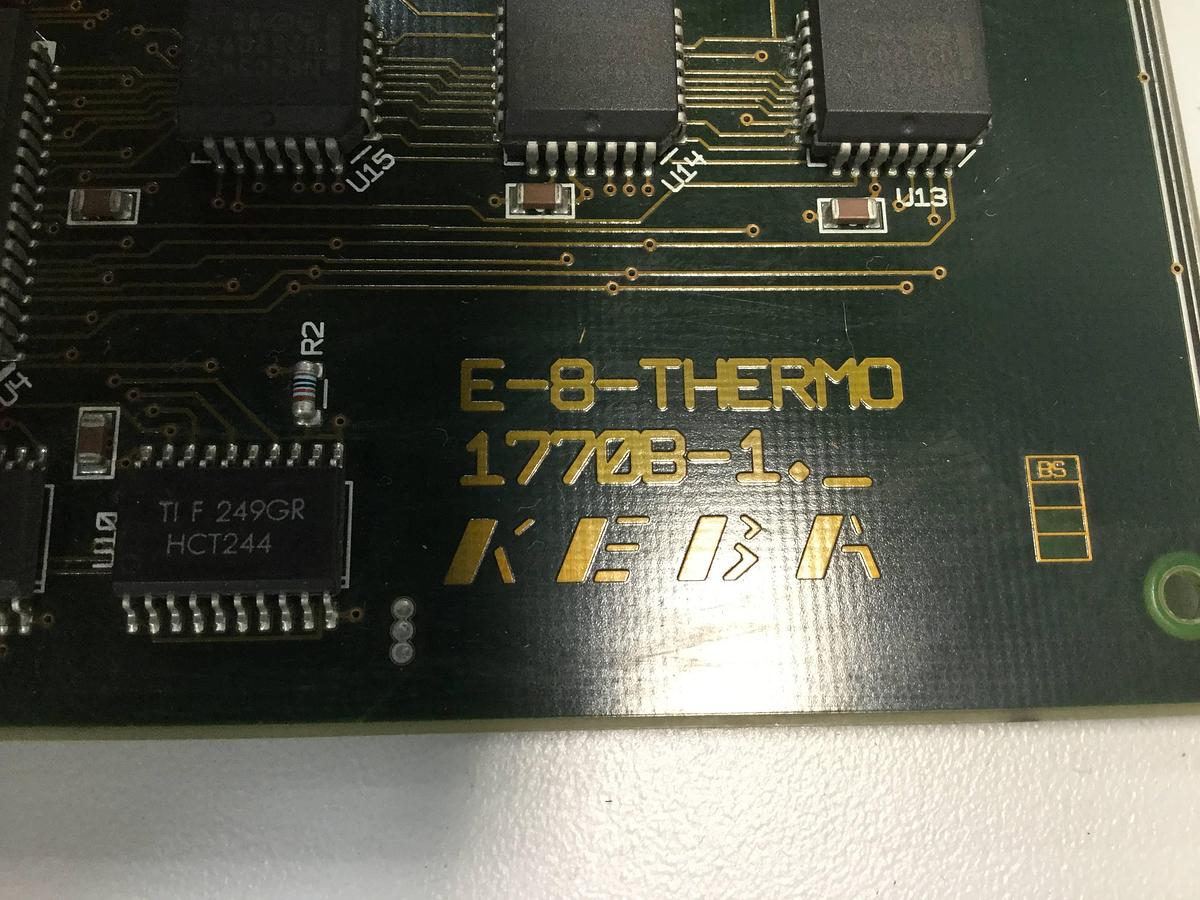 Used KEBA / Engel Circuit Board E-8-THERMO 1770B-1 #93084