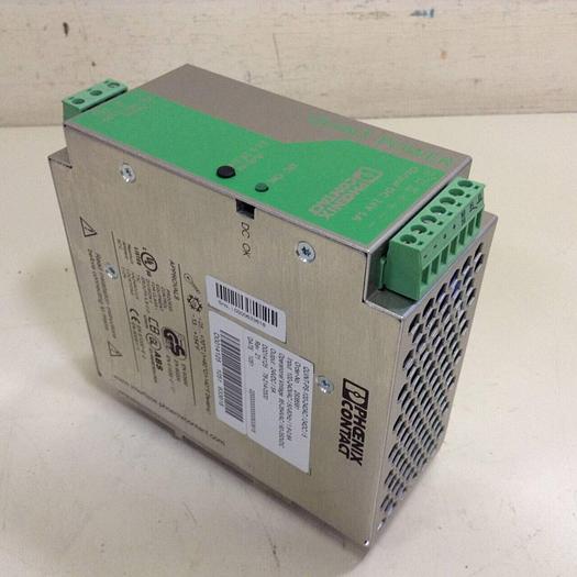 Used PHOENIX CONTACT Power Supply QUINT-PS-100-240VAC/24DC/5 Used