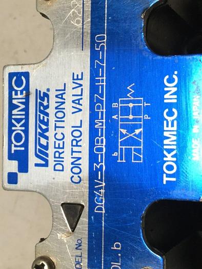 Used VICKERS Tokimec Directional Control Valve DG4V30BMP7H750 #104725