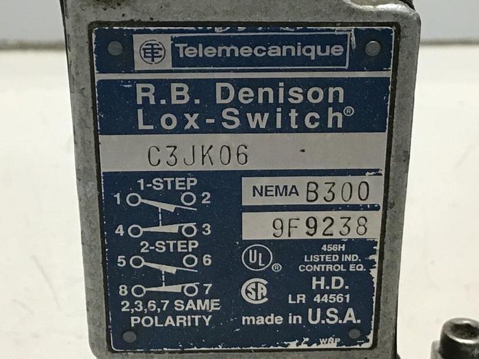 Used TELEMECANIQUE Limit Switch C3JK06 #121939