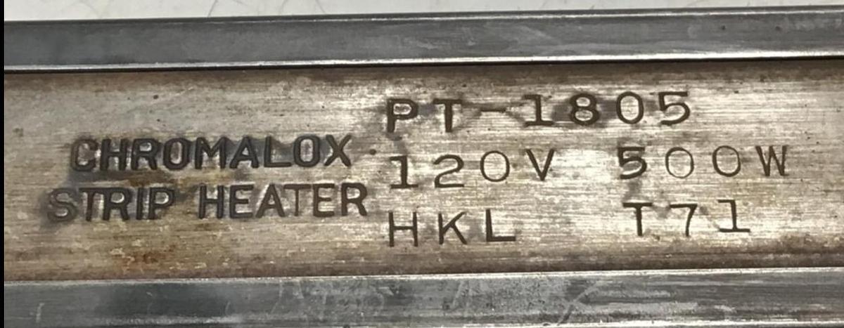 CHROMALOX 500 Watt Strip Heater Band PT1805 HKL 500W NEW