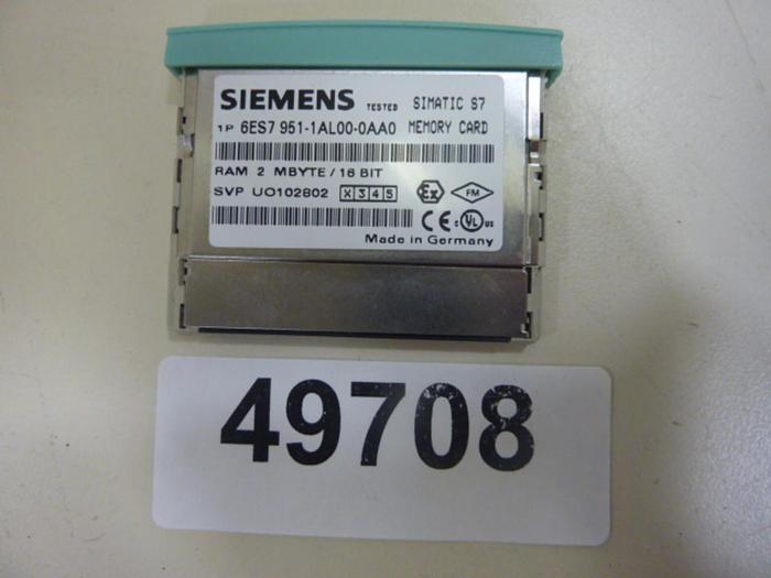 Used SIEMENS Memory Card 6ES7 951-1AL00-0AA0 #49708