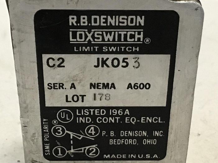Used RB DENISON Limit Switch C2JK053 #121203