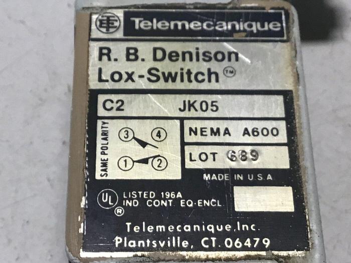 Used TELEMECANIQUE Lox-Switch C2JK05 #121843