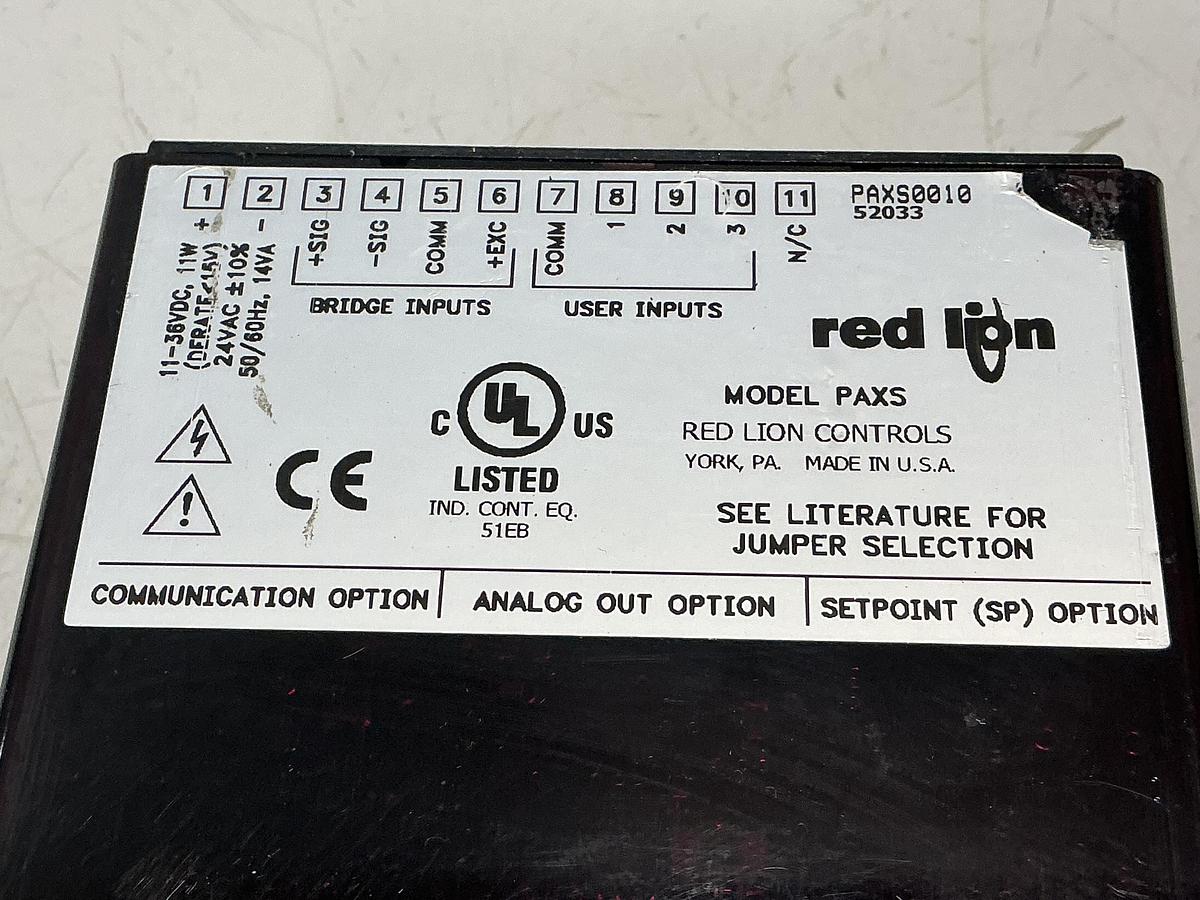Used RED LION CONTROLS PAXS