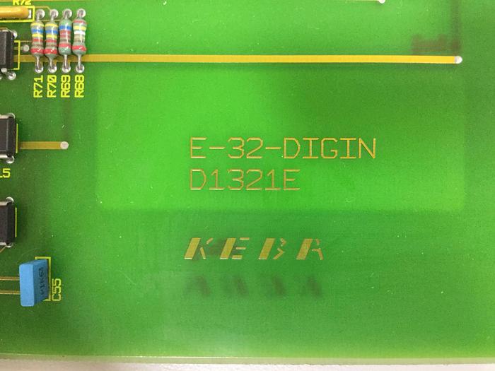 Used KEBA Engel Circuit Board E-32-DIGIN D1321E Used