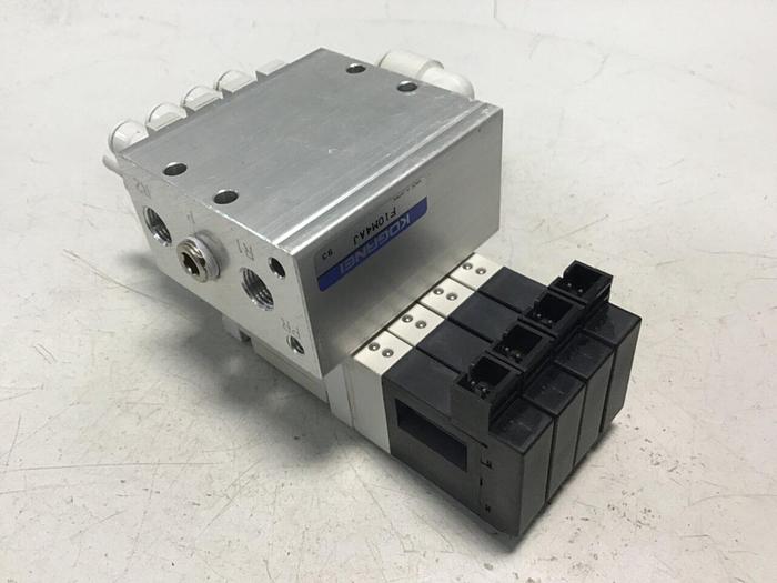 Used KOGANEI Manifold w/ Valves F10M4AJ #120897