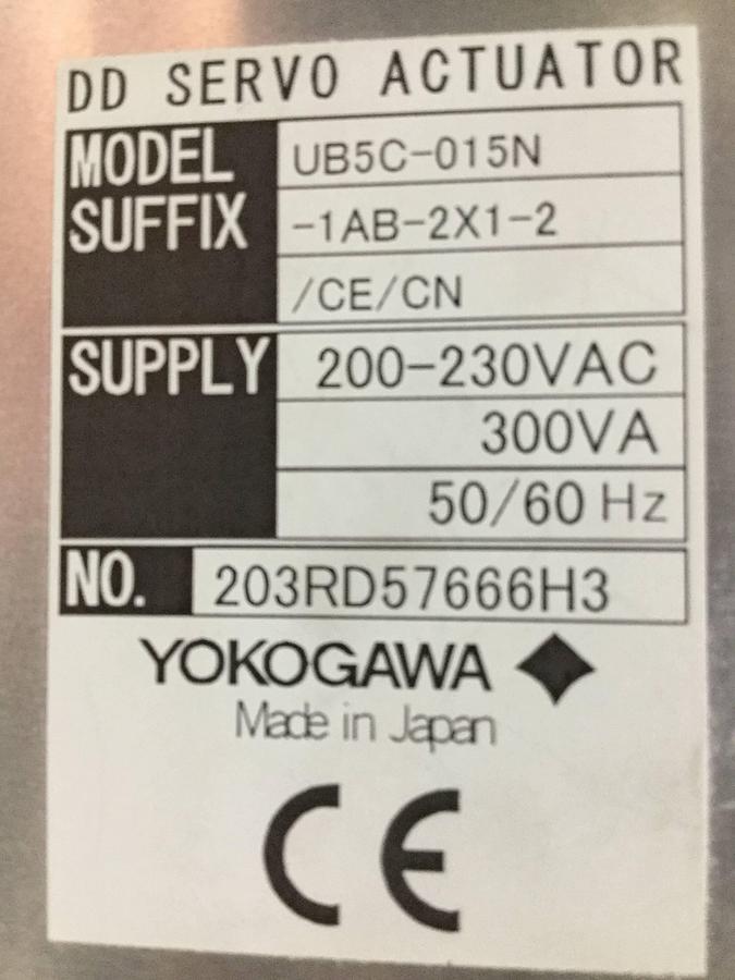 Used YOKOGAWA DD Servo Amplifier UB5C-015N-1AB-2X1-2/CE/CN Used #98698