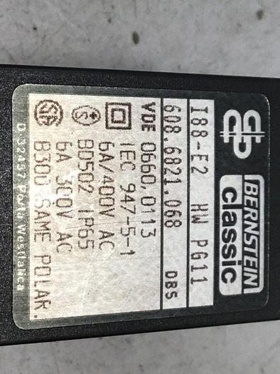 Used BERNSTEIN Limit Switch I88-E2 HW #121224