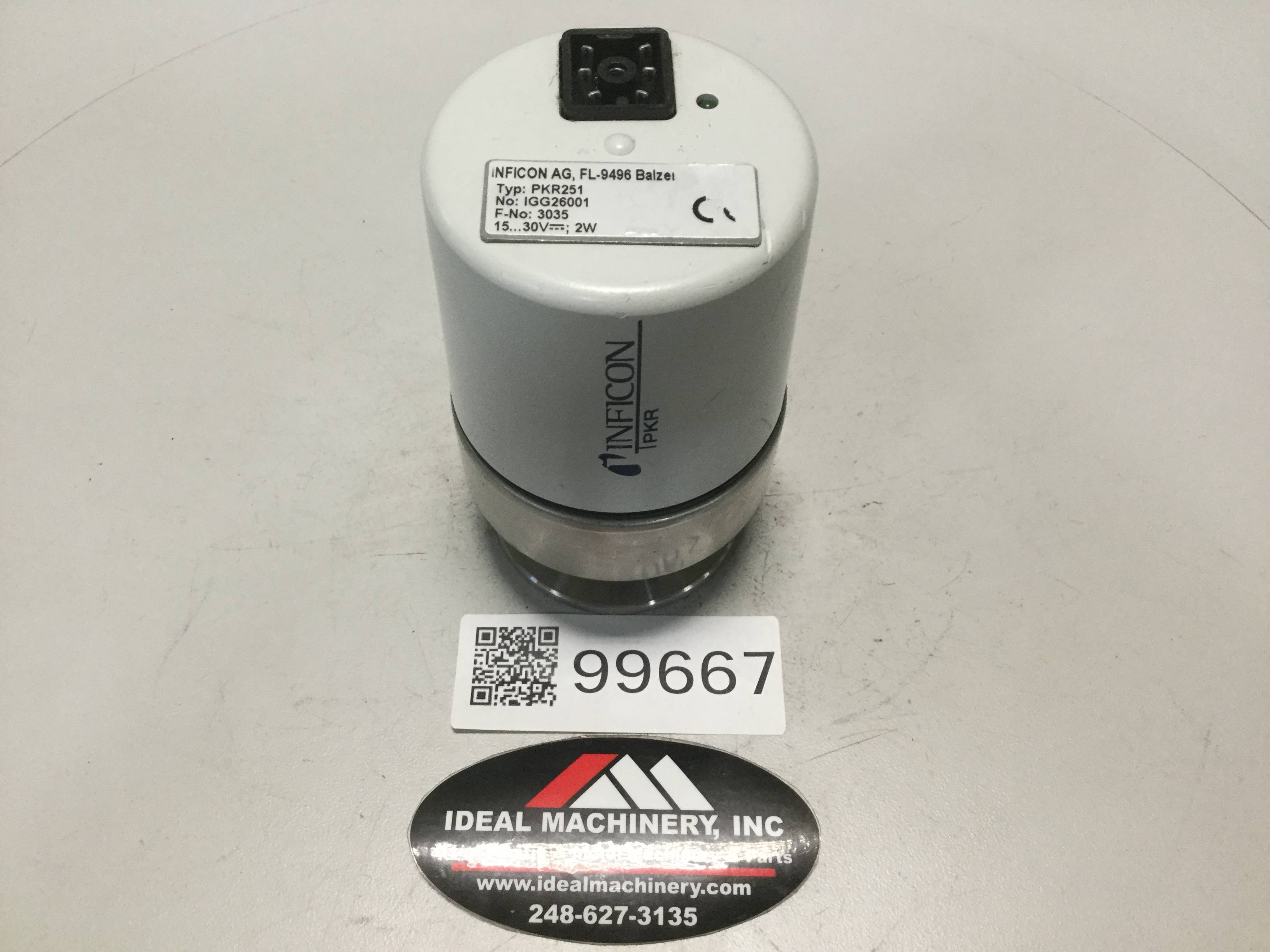 Used INFICON Compact Gauge PKR251 FL-9496 BALZERS Used