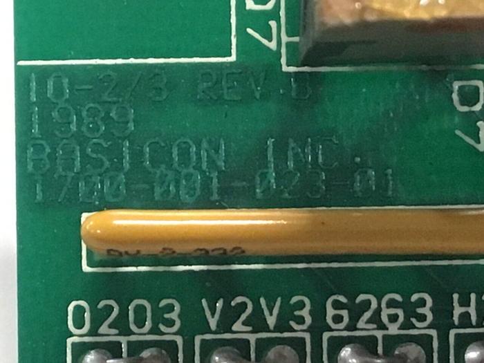 Used BASICON Circuit Board 1700-001-023-01 #124849