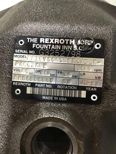 Used REXROTH Pump AA10VS045DFR131RPKC62K02 Used
