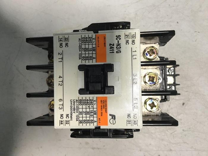 Used FUJI ELECTRIC Contactor SC-N3/G Z411 #134224