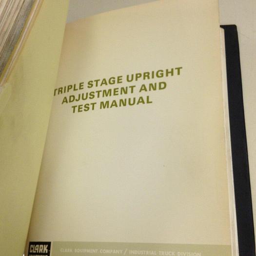 Used CLARK EQUIPMENT Various Manuals SCR MANUALS #71087