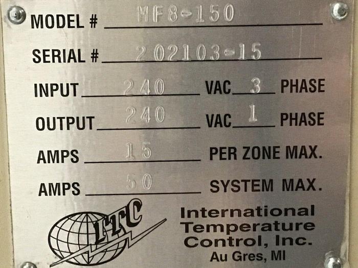 IDEAL MACHINERY 8 Zone Hot Runner IM-MF8-150-A1TP NEW