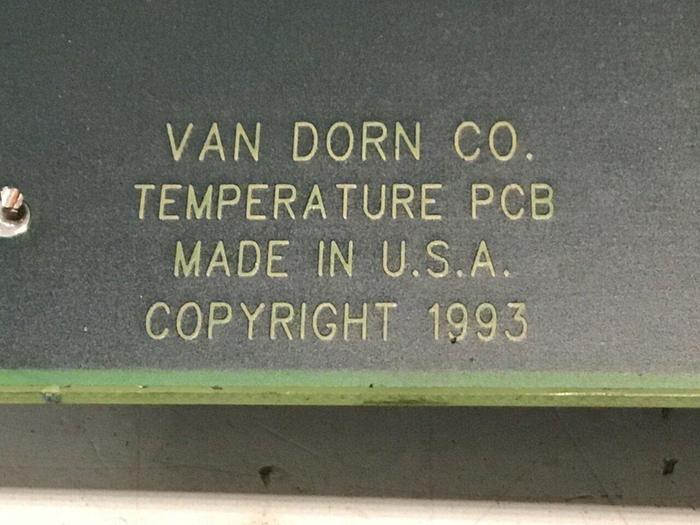 Used VAN DORN Temperature Circuit Board PC330-021 330-021 Used