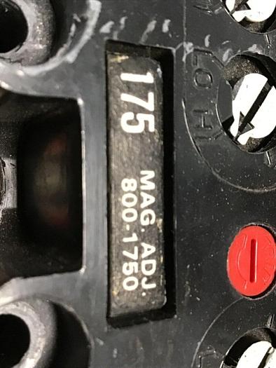 Used GENERAL ELECTRIC / GE 175 Amp Circuit Breaker TFJ236175 #140143