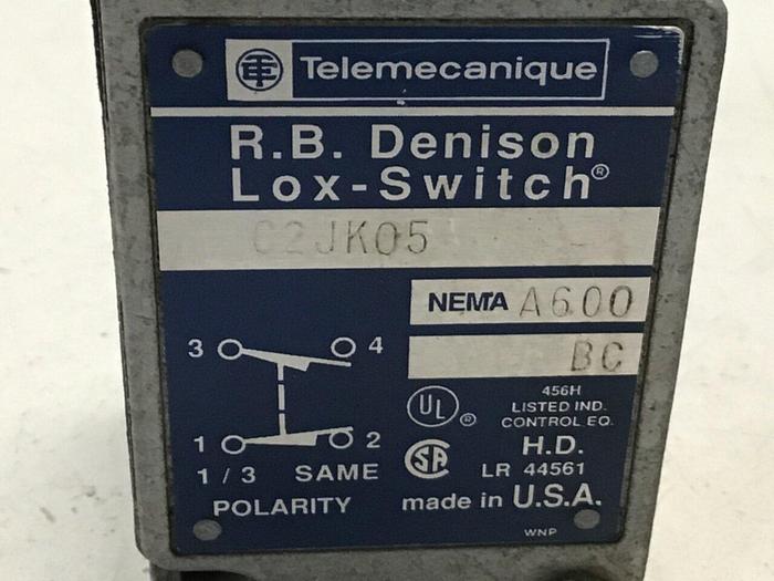 Used TELEMECANIQUE Lox-Switch C2JK05 #121826