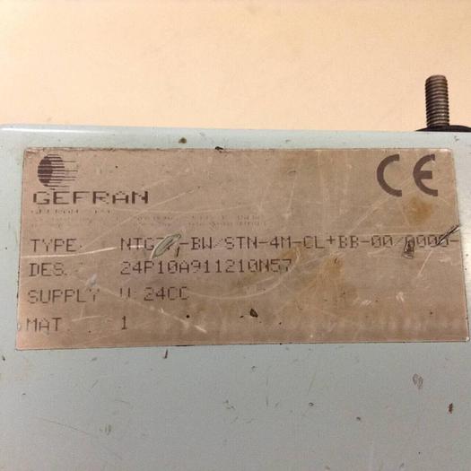 Used GEFRAN Control Panel NTGT-BW/STN-4M-CL BB-00/0000 Used