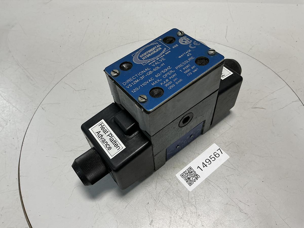Used CONTINENTAL HYDRAULICS VS12M-3F-GB-60L-H