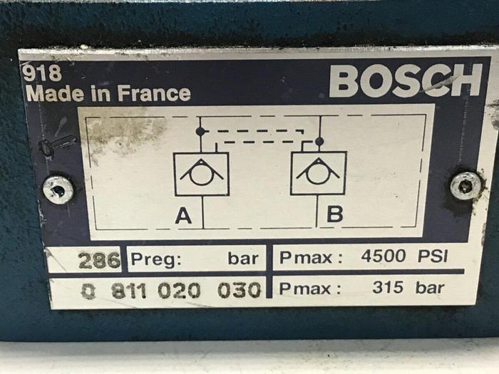 Used BOSCH Valve 0 811 020 030 Used
