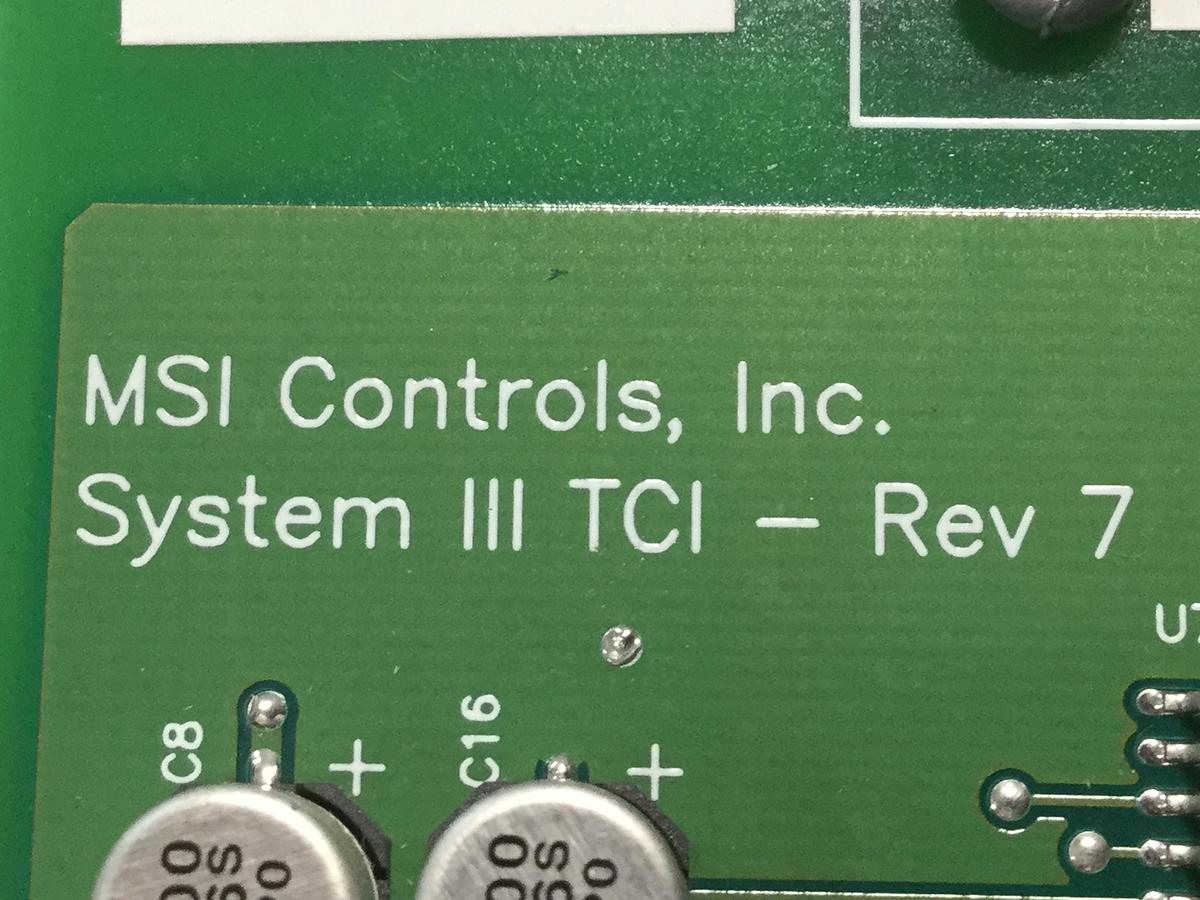 Used AMERICAN MSI Thermocouple Card C3201.010.067 Used