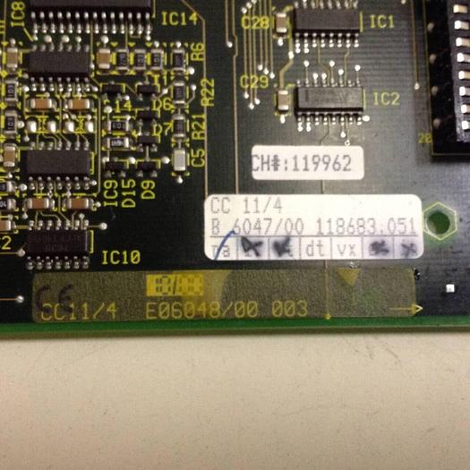 Used BACHMANN Circuit Board CC11/4 E06048/00 002 Used