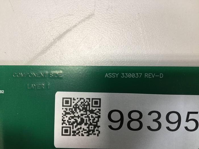 Used VAN DORN DC Input Board 330037 PC330-037 Used