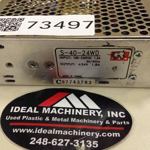 Used MEAN WELL Power Supply S-40-24WD #73497