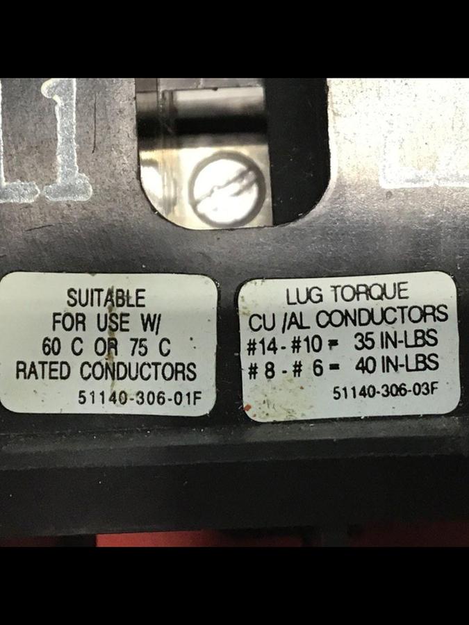 Used SQUARE D Disconnect Switch 9422-TC-3 #141065