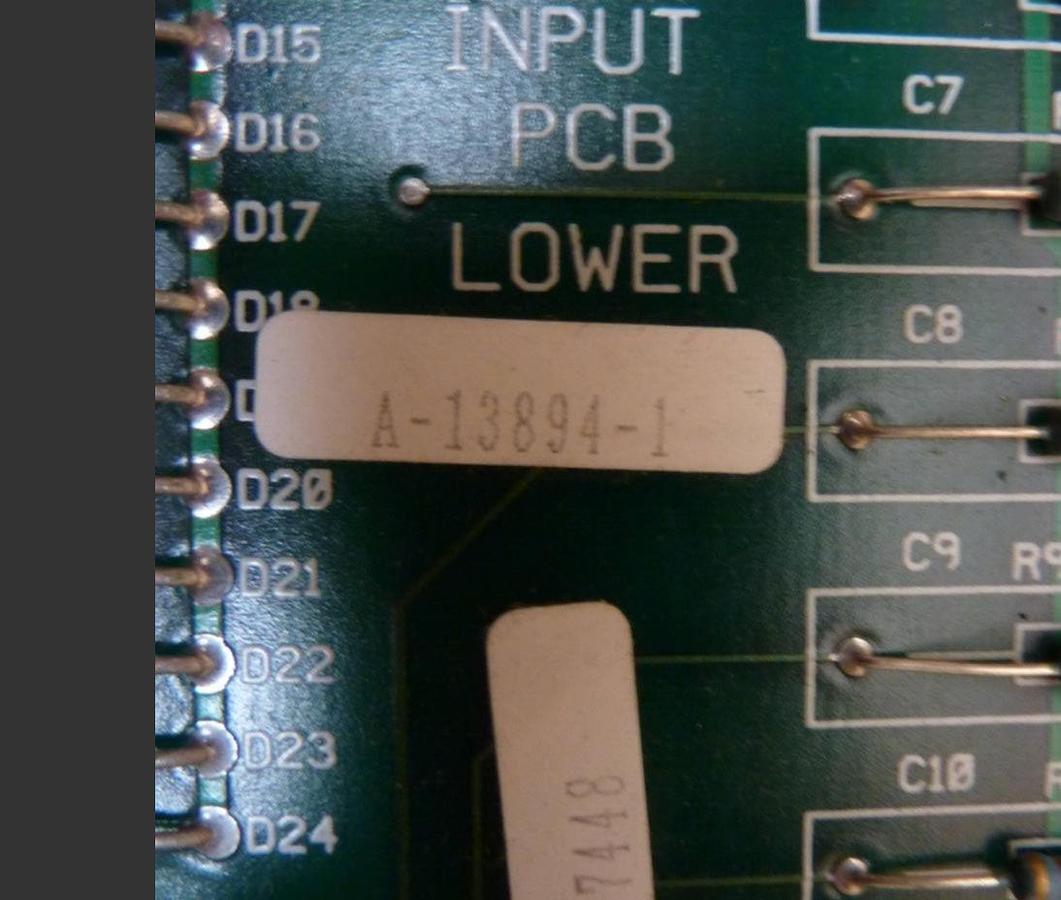 Used BARBER COLMAN Input PC Board Lower A-13894-1 USED