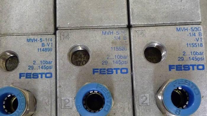Used FESTO Control Block / Valve Terminal IFB8-02 #52720