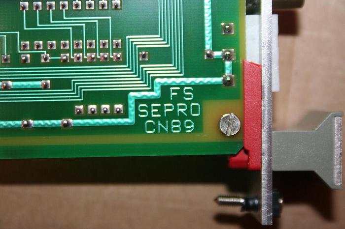 Used SEPRO ROBOTIQUE Control Board 07S0095004/A Used