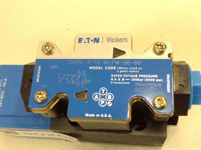 Used EATON-VICKERS Valve DG4V37AMFWB660 #80260