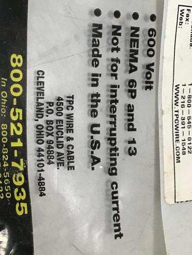 TPC WIRE & CABLE Cord 84312 #128560