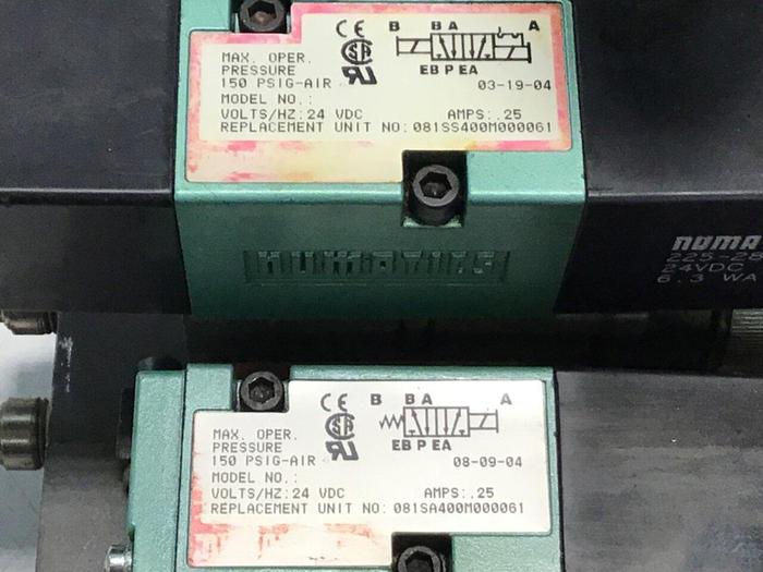 Used NUMATICS Solenoid Valve 081SA400M000061 #130807
