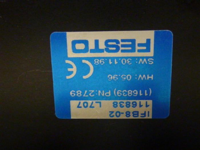 Used FESTO Control Block / Valve Terminal IFB8-02 #61263