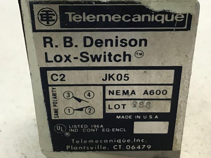 Used TELEMECANIQUE Lox-Switch C2JK05 #121801